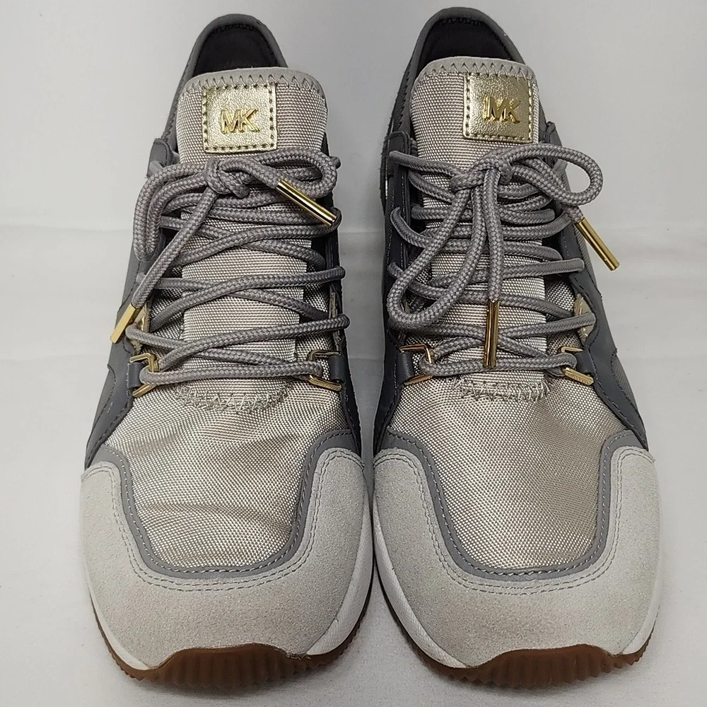 Michael Kors MK Womens Shoes Sneakers Gary Wedge Size 8 M‎